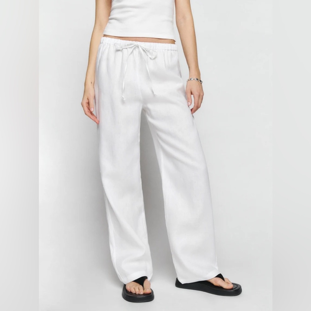 Reformation Olina Linen Pant